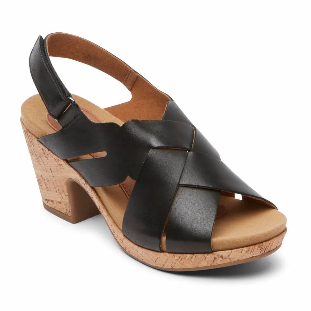 NEW COBB HILL women's alleah heels in black